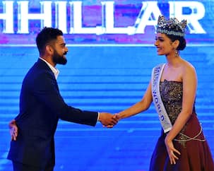 [Video] Miss World 2017 Manushi Chhillar asked Virat Kohli an interesting question and here's what followed