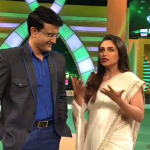 Rani Mukerji asks Sourav Ganguly about his Hichki and this is what happened next - watch video!