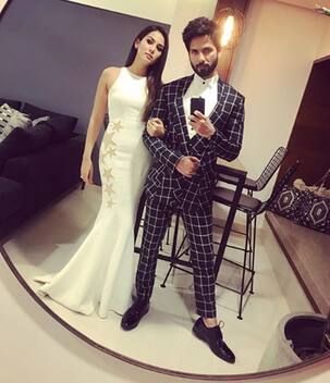 Shahid Kapoor and Mira Rajput get full marks for their fashion game at the HT Style Awards - view pic