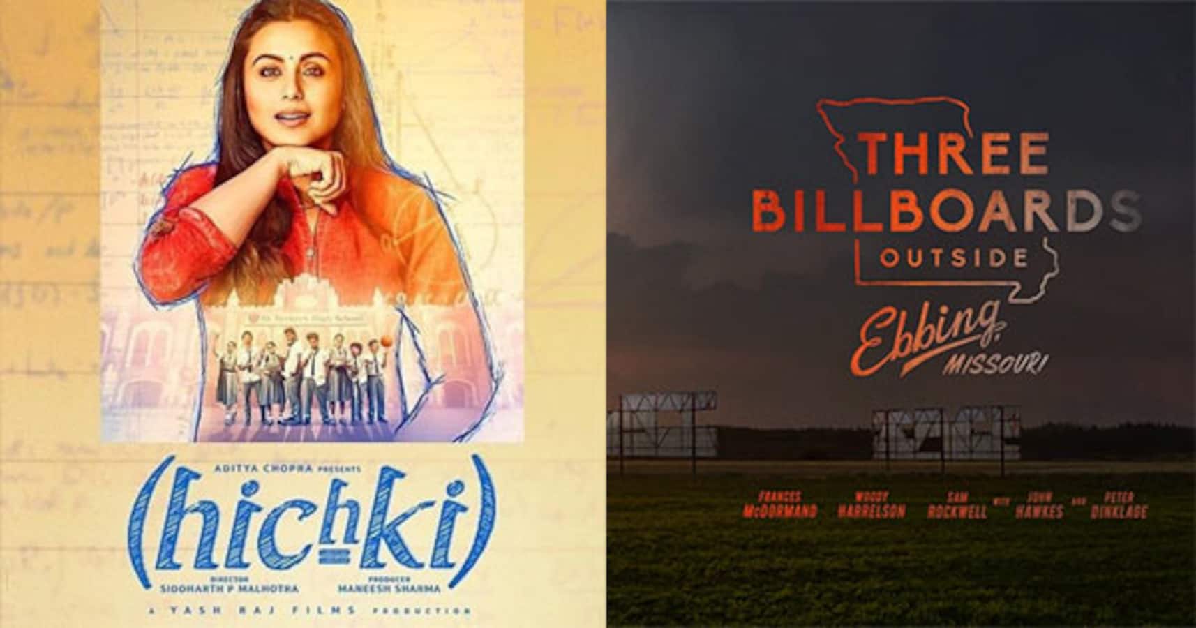 Oscar nominee Three Billboards Outside Ebbing, Missouri to clash with Rani  Mukerji's Hichki on February 23 - Bollywood News & Gossip, Movie Reviews,  Trailers & Videos at 