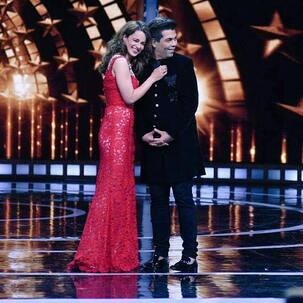 Patch-up Alert! Karan Johar and Kangana Ranaut share a laugh on India's Next Superstar