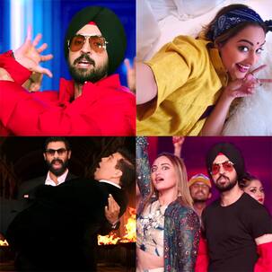 Welcome To New York song Pant Mein Gun: Diljit and Sonakshi rock but we are tripping on Rana lifting Karan Johar in his arms