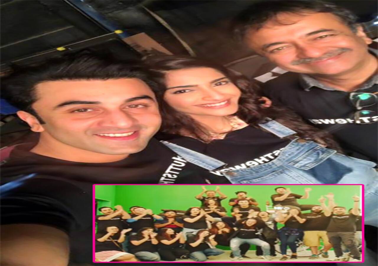 Dutt's the way! Ranbir Kapoor and gang celebrate the wrap up of