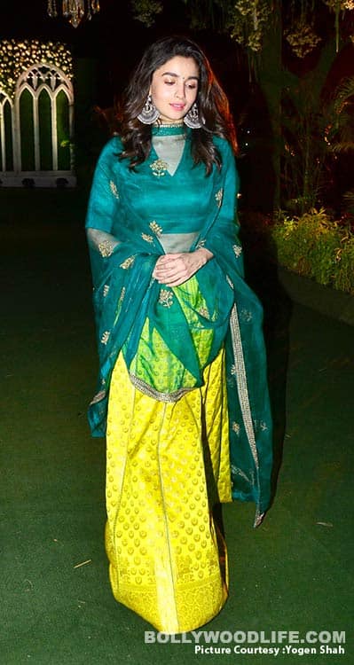 alia bhatt yellow lehenga