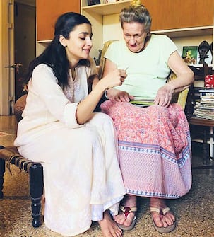 This picture of Alia Bhatt spending time with her grandma is going viral and will melt your heart - view pic