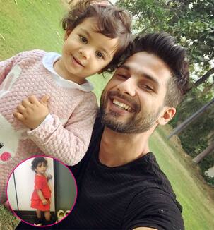 We can't get over this picture of Shahid Kapoor's daughter Misha stepping into his shoes - view pics