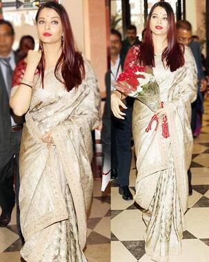 Aishwarya Rai Bachchan looks gorgeous in a Sabyasachi saree at the First Ladies event - view pics