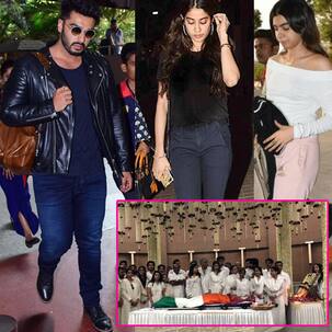 Arjun, Janhvi and Khushi Kapoor pay their last respects to Sridevi before her final journey - view pic