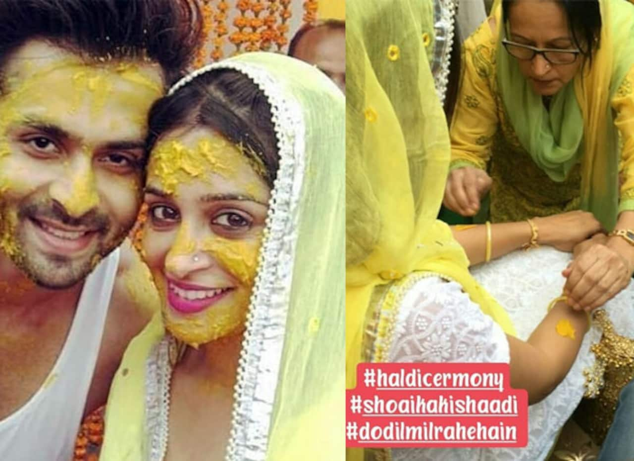 Dipika Kakar And Shoaib Ibrahims Wedding Kicks Off With The Haldi Ceremony View Pics