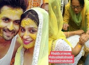 Dipika Kakar and Shoaib Ibrahim's wedding kicks off with the haldi ceremony - view pics!