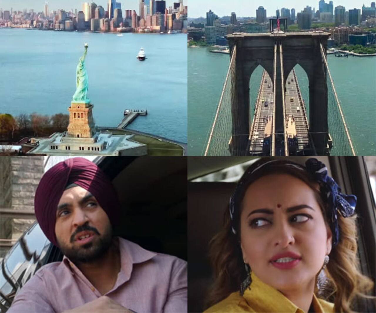 Welcome To New York dialogue promo: Sonakshi Sinha and Diljit Dosanjh  compare NYC to Baroda and Ludhiana in this hilarious video - watch now -  Bollywood News & Gossip, Movie Reviews, Trailers