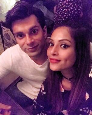 Bipasha Basu and Karan Singh Grover can't stop kissing each other while celebrating Valentine's Day - watch video