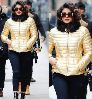 After unflattering ripped jeans and leather jackets, Priyanka Chopra stuns in metallic gold attire
