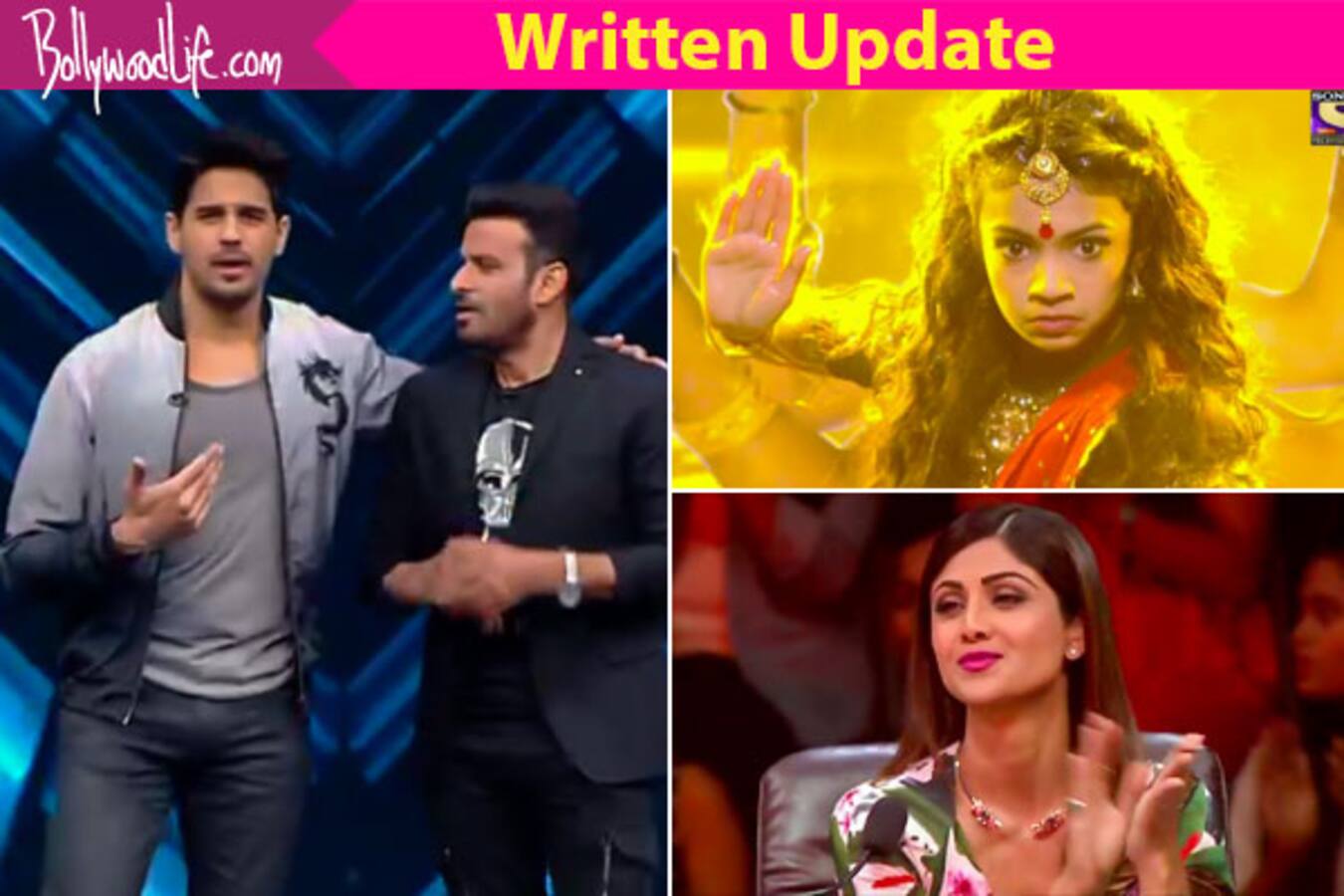 Super Dancer Chapter 2: Siddharth Malhotra does some Kala Chasma twerking while Manoj Bajpayee surprises one and all