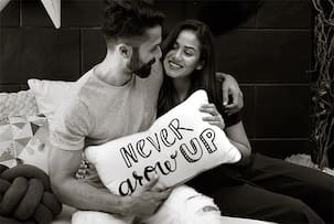 Shahid Kapoor - Mira Rajput are like two teenagers in love and this picture says it all