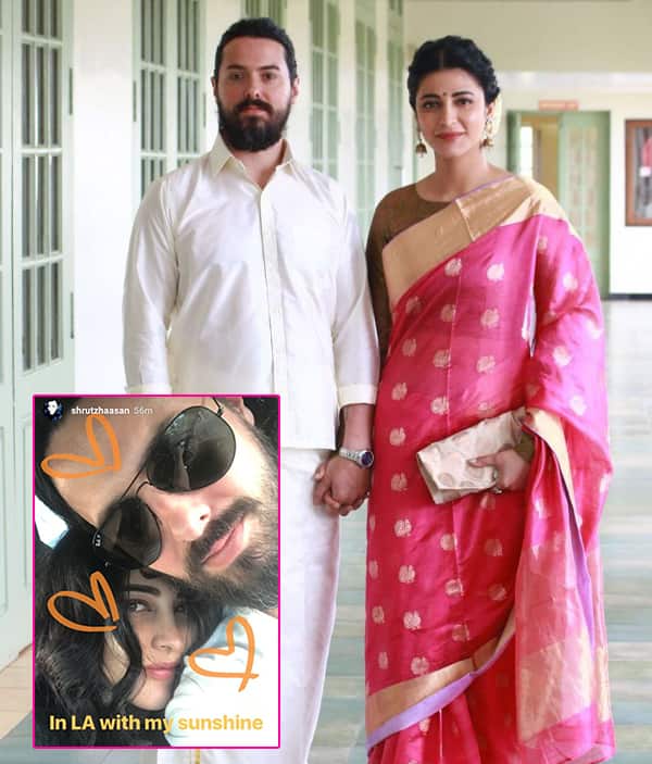 Love Is In The Air Shruti Haasan Shares A Cosy Pic With Her sunshine 