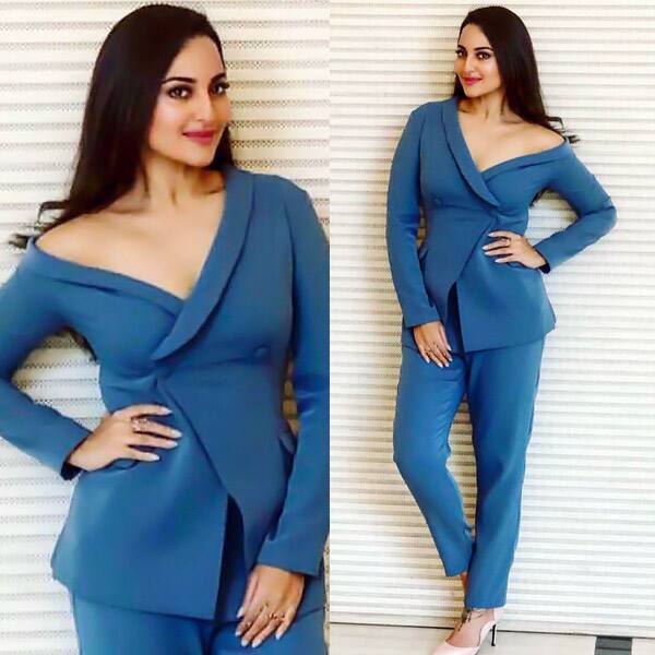 Sonakshi Sinha gets power dressing all wrong during promotions of ...