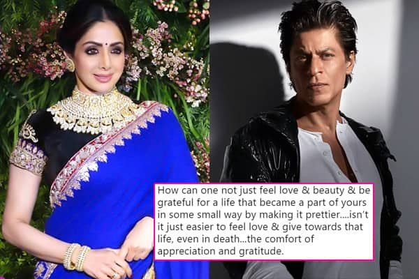 Shah Rukh Khan's tweet on Sridevi's demise will leave you emotional ...