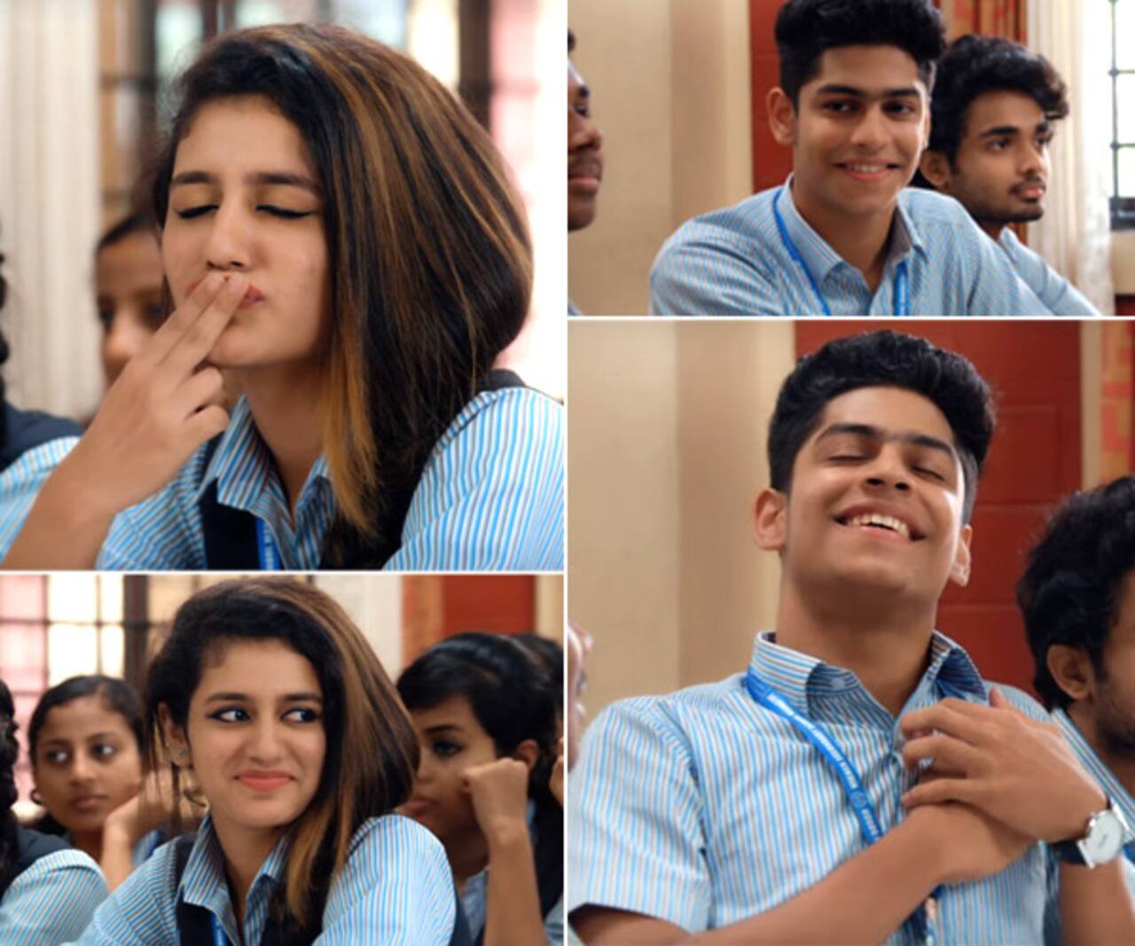 Oru Adaar Love Teaser If Priya Varrier S Wink Impressed You Her Flirty Antics Here Will Make