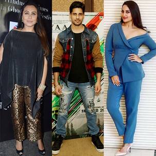 Sidharth Malhotra, Sonakshi Sinha, Rani Mukerji's fashion choices this week land them on the worst dressed list this week