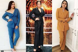 Sonakshi Sinha gets power dressing all wrong during promotions of Welcome To New York – view pics