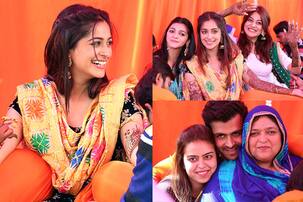 [Video] Shoaib Ibrahim trying to find his name inscribed in the mehendi on Dipika Kakar's palm is what love looks like