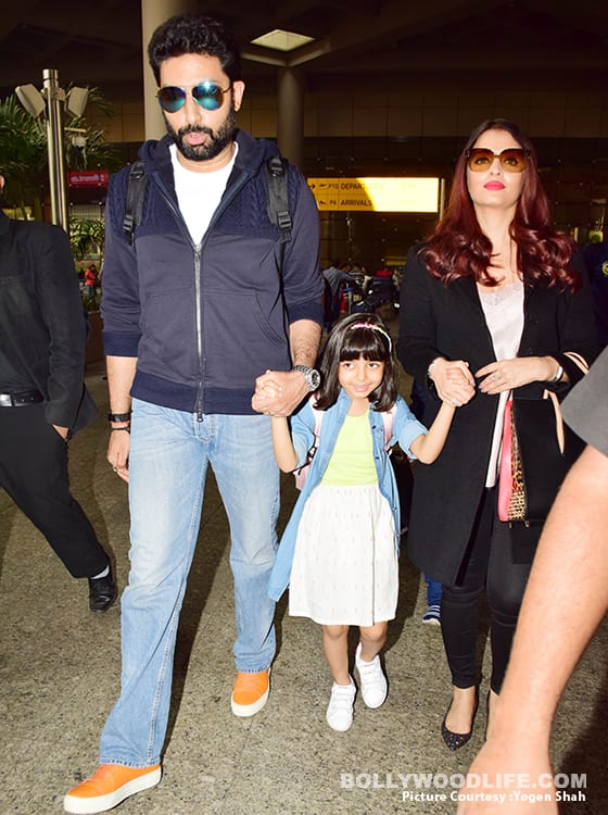 Aishwarya Rai Bachchan returns with Aaradhya and Abhishek Bachchan ...