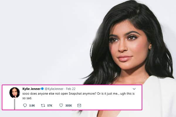 Kylie Jenner's one tweet cost Snapchat $1.5 billion- read details ...