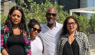 Masaba Gupta 'dropped every single important thing' to surprise her dad Viv Richards in Dubai - view pic