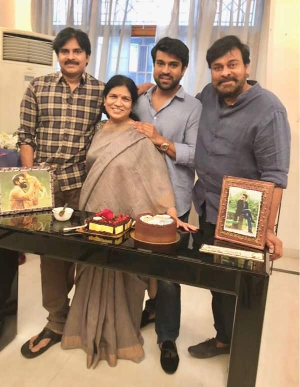 Priceless! Chiranjeevi And Pawan Kalyan Come Together To Celebrate Ram ...