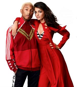 Aishwarya Rai Bachchan and Pharrell Williams had a gala shooting for their Vogue photoshoot and this BTS video is proof
