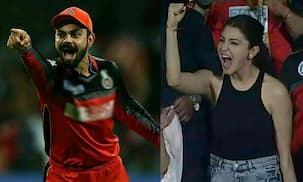 Anushka Sharma's celebrations after hubby Virat Kohli's Bangalore team won over Punjab is every cricketer's dream - watch videos and pics