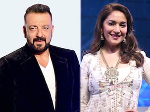 [Shocking video] Sanjay Dutt walks out when asked about his upcoming film with Madhuri Dixit