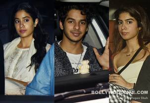 Janhvi Kapoor and Khushi Kapoor join Ishaan Khatter for a special screening of Beyond the Clouds