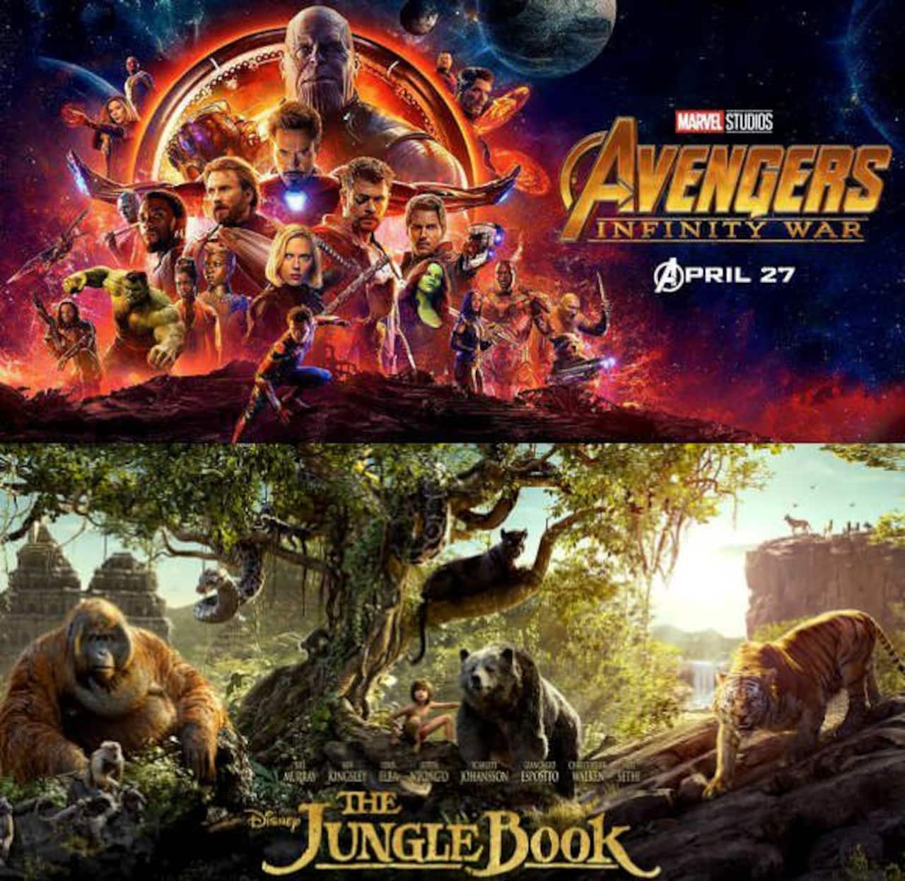 Avengers Infinity War box office prediction: The Marvel film will crush The  Jungle Book to become the highest Hollywood grosser in India - Bollywood  News & Gossip, Movie Reviews, Trailers & Videos