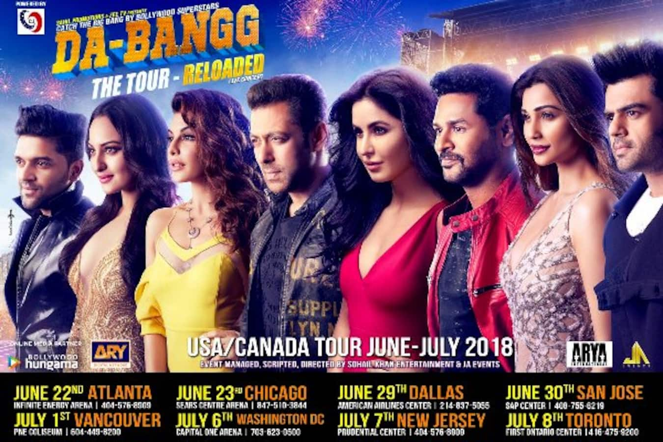 Salman Khan To Take Off To America And Canada For Da Bangg The Tour Reloaded After Jodhpur