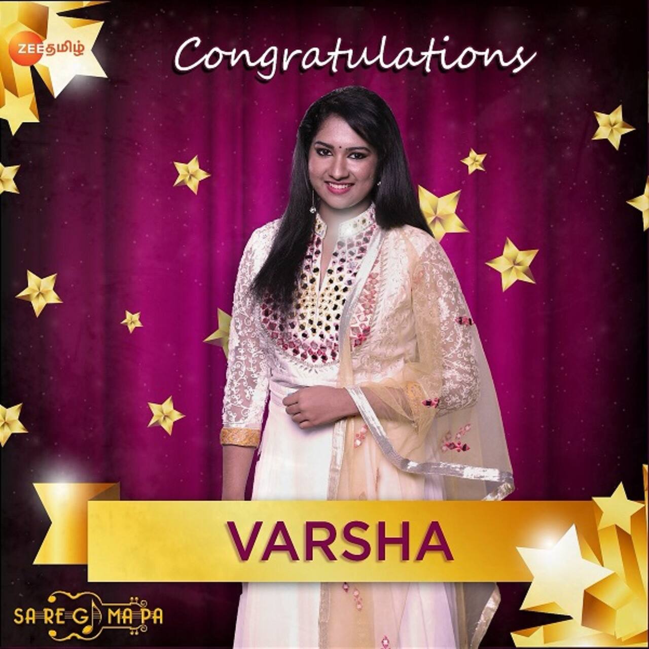 Zee Tamil Sa Re Ga Ma Pa: Varsha crowned as the winner of the singing