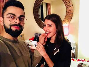 Virat Kohli's birthday wish for Anushka Sharma is cute, but our attention is on the adorable caption on the cake