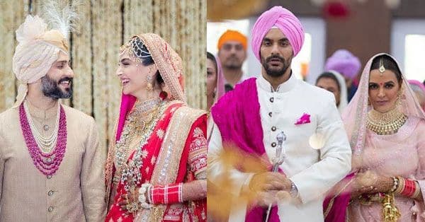 Sonam Kapoor-Anand Ahuja and Neha Dhupia-Angad Bedi's wedding pictures ...