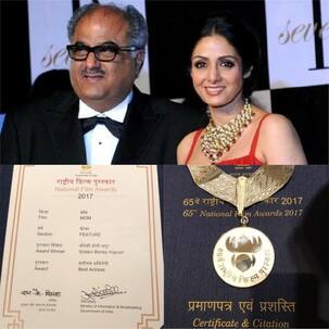 Boney Kapoor tweets from late Sridevi's Twitter account, proudly shares a picture of her National Award win!