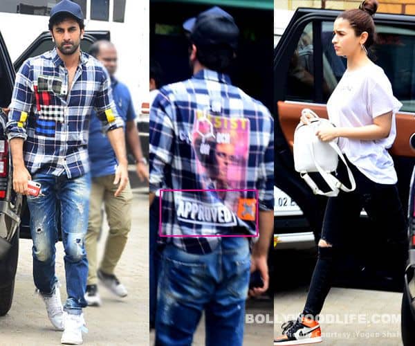 APPROVED! Ranbir Kapoor's t-shirt screams it's official as he steps out  with girlfriend Alia Bhatt - view HQ pics - Bollywood News & Gossip, Movie  Reviews, Trailers & Videos at