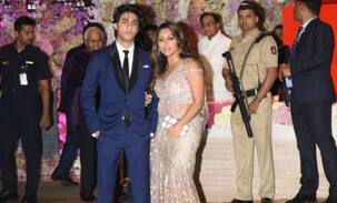Akash and Shloka engagement celebration: Aryan Khan and mom Gauri Khan steal the show with their charismatic presence - view pic