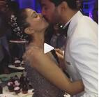 [Inside videos] Newlyweds Rubina Dilaik and Abhinav Shukla seal it with a KISS at their wedding reception in Mumbai