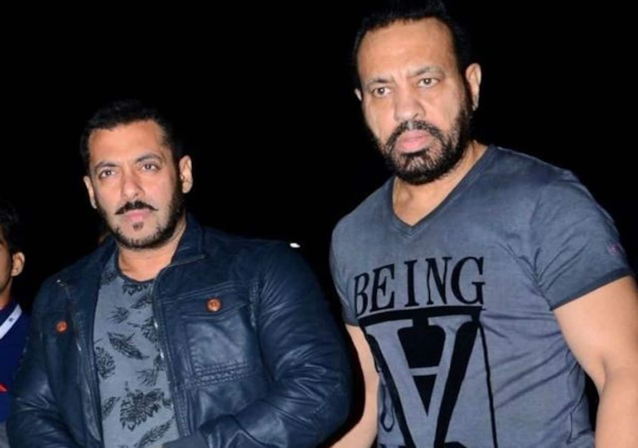 Salman Khan looks dashing in a black leather jacket at the airport; Watch