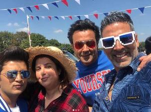 'हाउसफुल 4' के लिए स्टंट और गाना शूट करते हुए स्पॉट हुए अक्षय कुमार, देखें वीडियो
