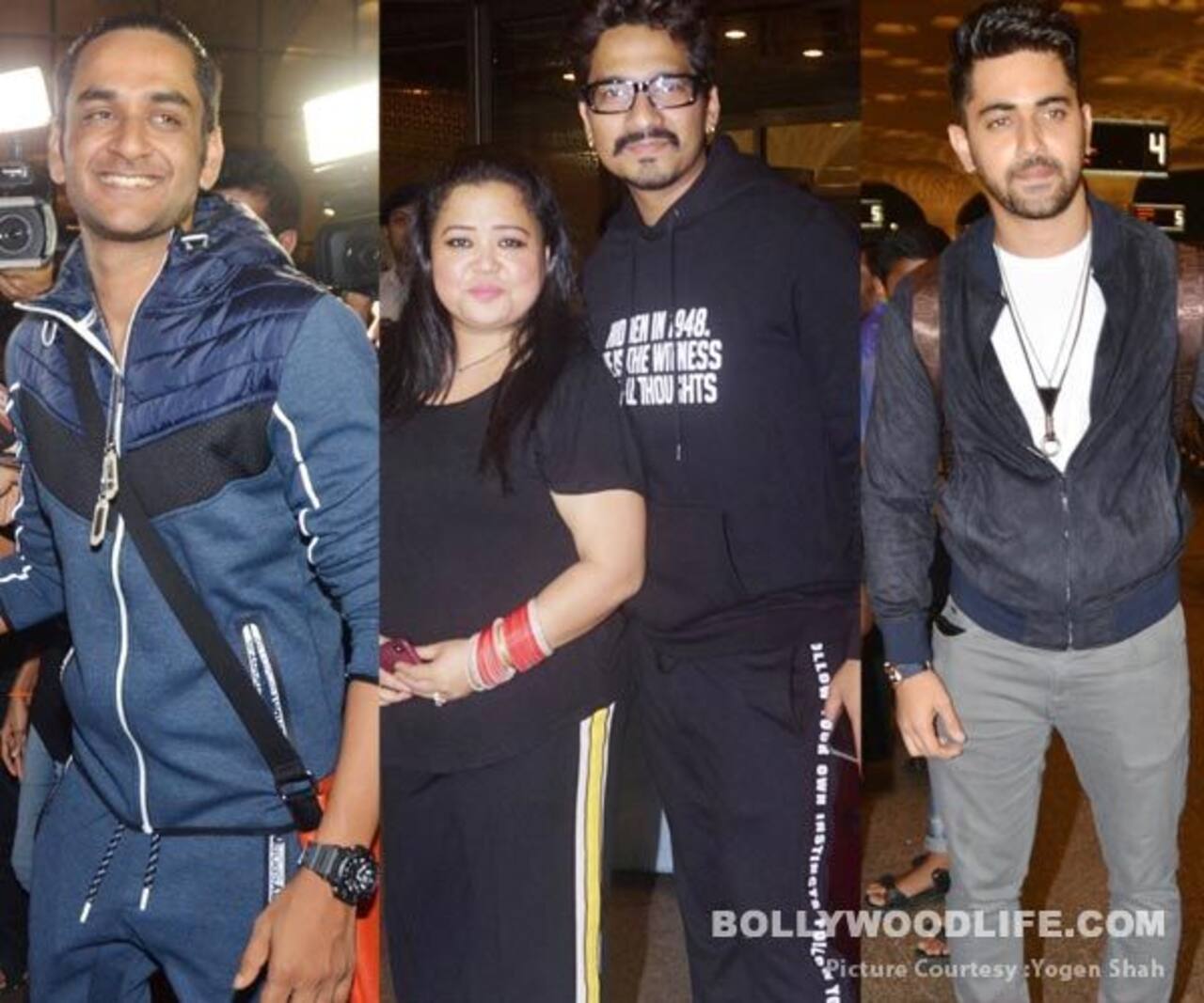 Hq Pics Khatron Ke Khiladi 9 Zain Imam Vikas Gupta Bharti Singh Haarsh Limbachiyaa Leave