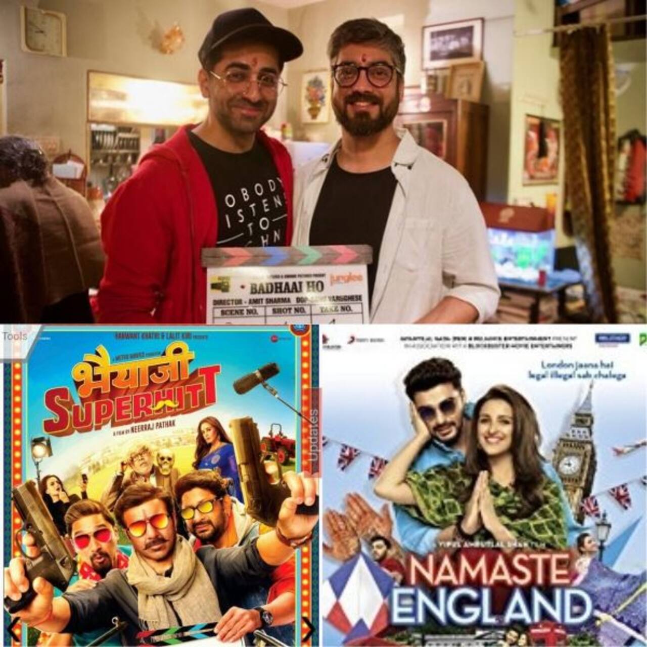 Bhaiaji Superhit, Namaste England and Badhaai Ho to clash with each
