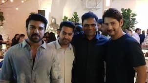 Mahesh Babu, Jr NTR and Ram Charan pose together for a picture perfect moment at a director's birthday bash