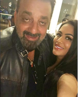 This pic of birthday boy Sanjay Dutt with daughter Trishala proves that swag runs in their genes