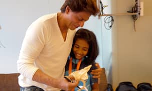 Shah Rukh Khan meets cancer survivors at Mannat before they left for World Children's Winners Games - view pics